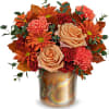 Teleflora&#039;s Copper Rose Bouquet stunning fall bouquet certainly leaves them breathless! Brimming