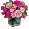 Talk about a pink-me-up! Brighten anyone&#039;s day with this cheerful rose arrangement.

DETAILS
This