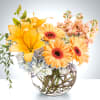 A chic and stylish bubble vase arrangement, this makes an elegant gift