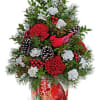 ring the magical winter forest to your Christmas table with this whimsical