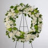The Serene Circle wreath is the embodiment of purity and reverence. 
This