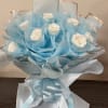  Roses Wrapped and Arranged in Vase.
Can be made in any color