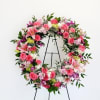 This amazing wreath from the Cherished Collection are gorgeous with fragrant pink