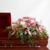 This incredible casket spray from Cherished Collection are lush with gorgeous fragrant