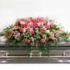 This incredible casket spray from Cherished Collection are lush with gorgeous fragrant