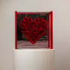 Bring beauty to the table with elegant arrangement, presented in a heart