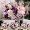 Immerse yourself in the regal charm of the &quot;Regal Tranquility&quot; arrangement, a