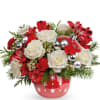 Send some season greetings to those you love with this ceramic ornament