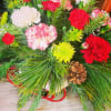 All aboard for Christmas fun! This sweet metal sled joyfully delivers a