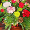 All aboard for Christmas fun! This sweet metal sled joyfully delivers a