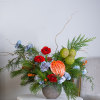 Stunning arrangement with &#039;alien&#039; flowers combined in a special design would impress