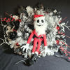 Modern day Santa Jack wreath.