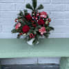 We have created this beautiful classical christmas tree with beautiful roses, carnations