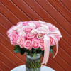 Pink roses are a symbol of tenderness, elegance and sophistication. A bouquet