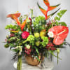 Exotic flowers  creates a delightful mixture of tones, which makes the