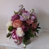 Fresh happy mix of pastels in a vase