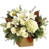 Give the gift of modern winter-white style with this breathtaking arrangement, hand-arranged