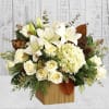 Give the gift of modern winter-white style with this breathtaking arrangement, hand-arranged