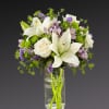 This ethereal arrangement is a calming, peaceful gesture that shows them you