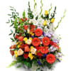 VIBRANT RECOLLECTION ARRANGEMENT BY TWIN TOWERS FLORIST