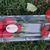 LONG STEMMED PREMIUM LOOSE RED ROSES IN BOX FOR ANC SERVICE.

WE DELIVER