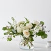 Let the breeze run through the white roses and eucalyptus for an