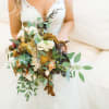 Our Jordan Collection puts a fun twist on fall weddings with eucalyptus