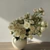 Majolica spray rose in our custom pottery 