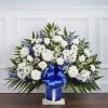 Symbolizing peace, serenity and purity, white  flowers can help comfort those