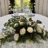 Gorgeous white rose with mix greenery. 