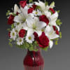 Add some romance to the holiday season with this rich arrangement of