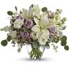 Pamper your lovely with this luxurious lavender and cream bouquet! Ravishing roses