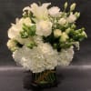Custom Arrangement of hydrangea, white roses, Casablanca lilies, calla lilies, &amp; lisianthus