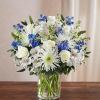 Product ID: 95410


Beautiful in blue and white, our abundant sympathy arrangement makes