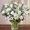 Product ID: 95410


Beautiful in blue and white, our abundant sympathy arrangement makes
