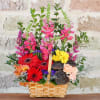 WITH THIS ELEGANT COUNTRY STYLE BASKET YOU CAN DELIVER A SMILE TO