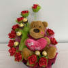 An arrangement with eternal roses to show your partner how much he/she