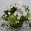 This cute little arrangement is perfect for a desk 
it comes in