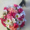 A gorgeous centerpiece made with the most beautiful mix of flowers; makes