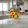 Beautiful fall themed floral arrangement.