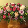 Lush and lovely, yet delightfully delicate, the pale pinks, hot pink and