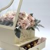 Sweets and Roses in a beautiful piano box! 