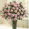 Three dozen gorgeous pink roses are the perfect romantic gift to send