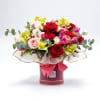 Mix roses in a box.