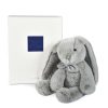 Preppy Chic: Pearl Grey Bunny 11.8&quot; - Timeless Elegance Meets Cuddly Comfort!

Key