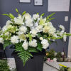 For its white texture funeral 