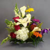 Center of Attention Floral Arrangement (White-hydre)