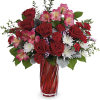Celebrate the splendor of true love with this radiant red rose bouquet