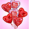 Make it obvious that you love someone! This eye-catching cluster of balloons