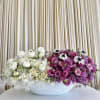 Experience the exquisite &quot;Harmony in Contrasts&quot; vase arrangement, where the timeless elegance